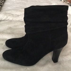 Black Suede Booties